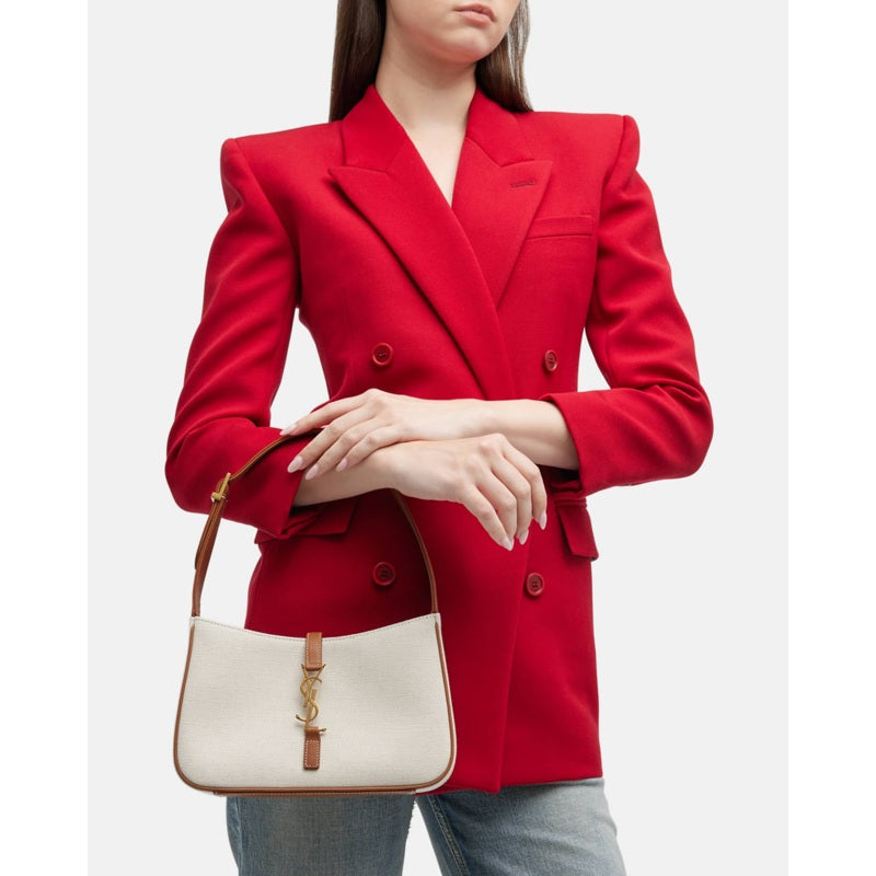 Bolsa Shoulder Le 5 A 7 YSL in Canvas