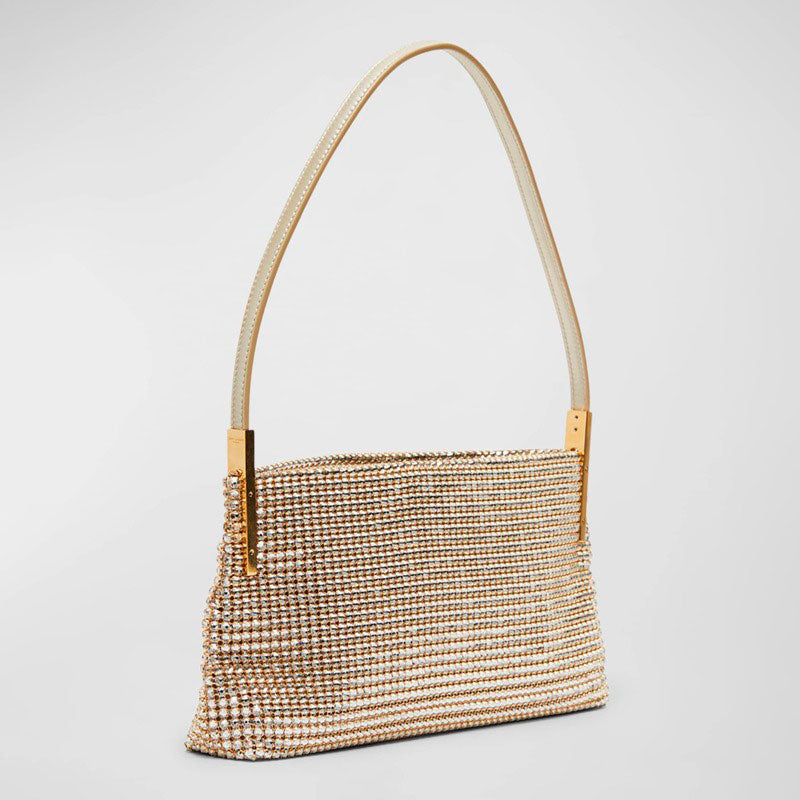 Bolsa Shoulder Suzanne Small in Strass - Mercado de Luxo - O Maior E-Commerce de Bens, Produtos e Serviços de Luxo do Brasil.