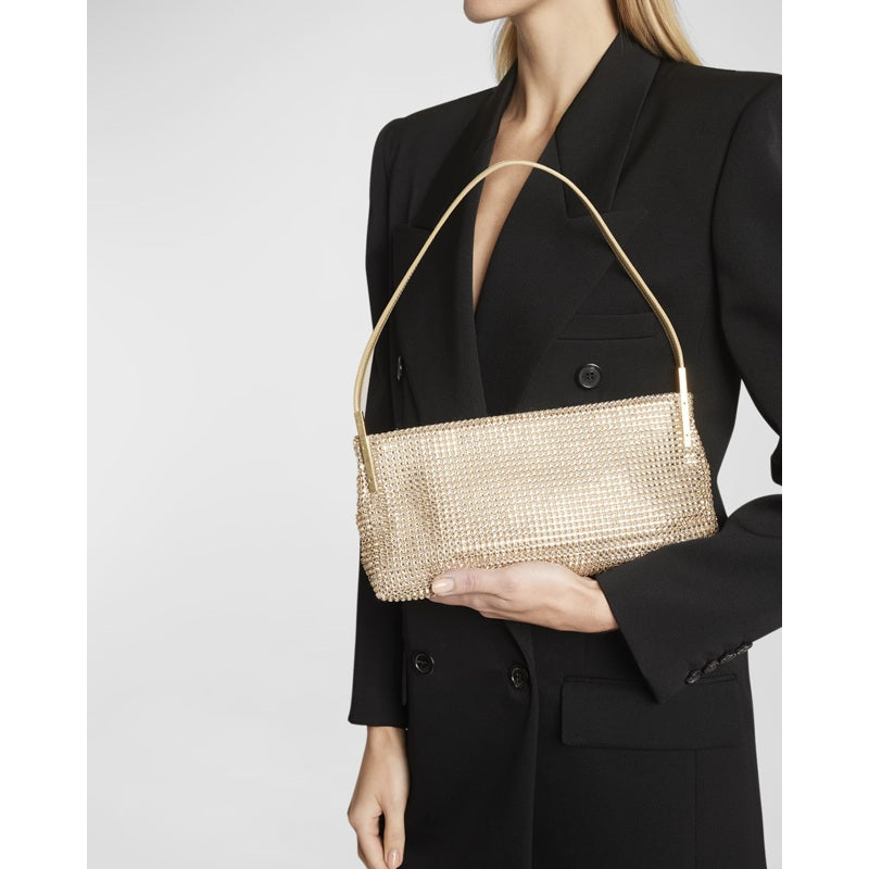 Bolsa Shoulder Suzanne Small in Strass