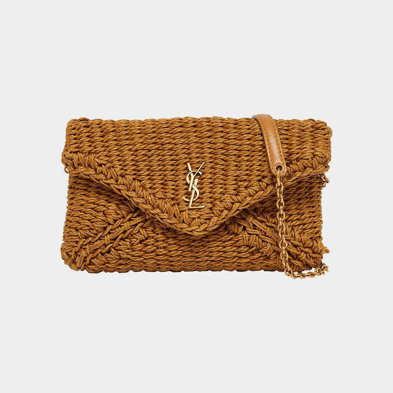 Bolsa Beach Cassandre Small YSL  in Raffia - Mercado de Luxo - O Maior E-Commerce de Bens, Produtos e Serviços de Luxo do Brasil.