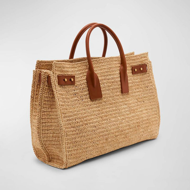 Bolsa Handle Sac De Jour Medium in Raffia - Mercado de Luxo - O Maior E-Commerce de Bens, Produtos e Serviços de Luxo do Brasil.