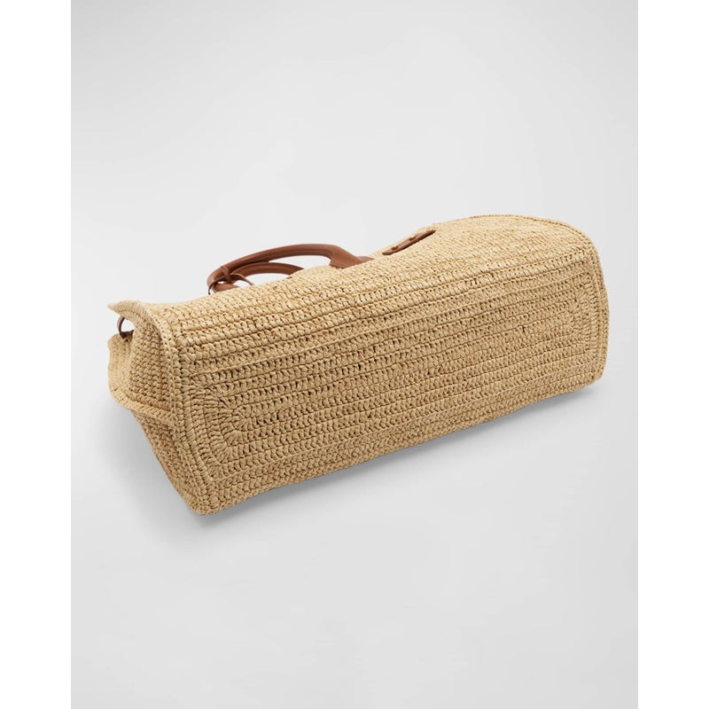 Bolsa Handle Sac De Jour Medium in Raffia