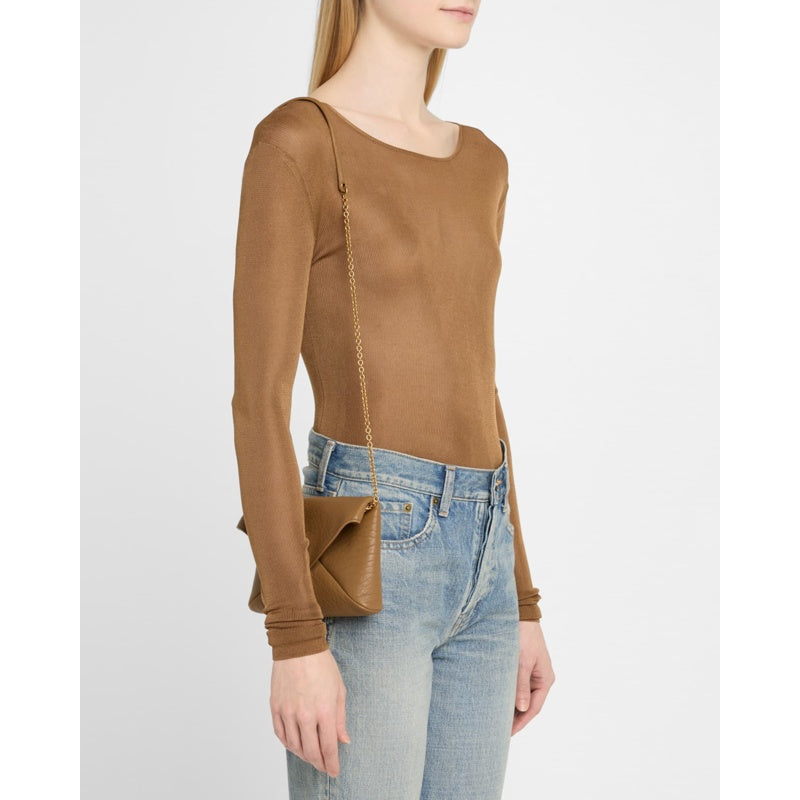 Bolsa Shoulder Cassandre Small YSL  on Chain in Calfskin
