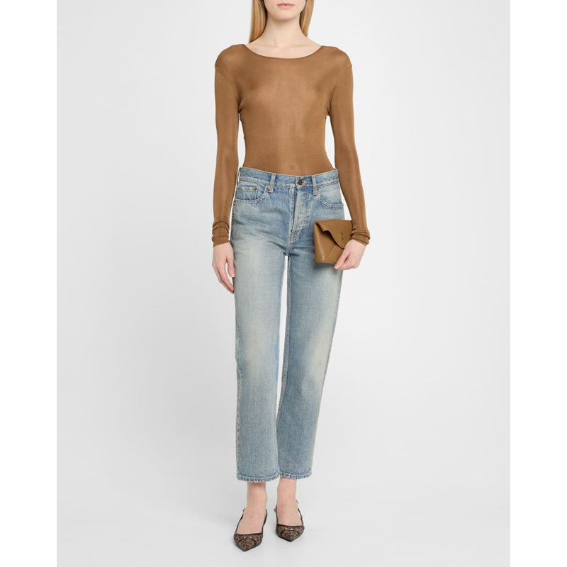 Bolsa Shoulder Cassandre Small YSL  on Chain in Calfskin