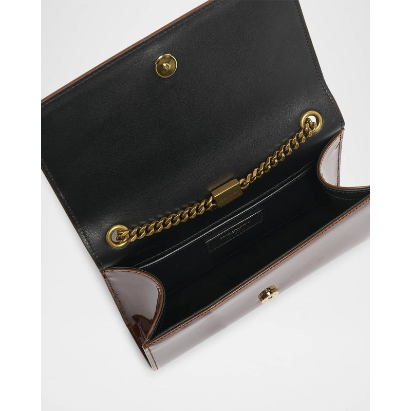 Bolsa Crossbody Kate Small YSL in Patent