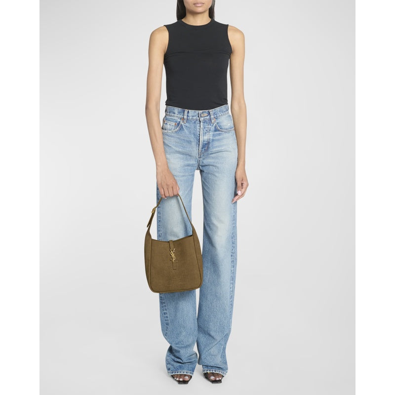 Bolsa Shoulder Le 5 A 7 Small Lizard-Embossed