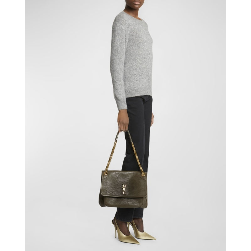 Bolsa Crossbody Niki Large YSL in Lambsk