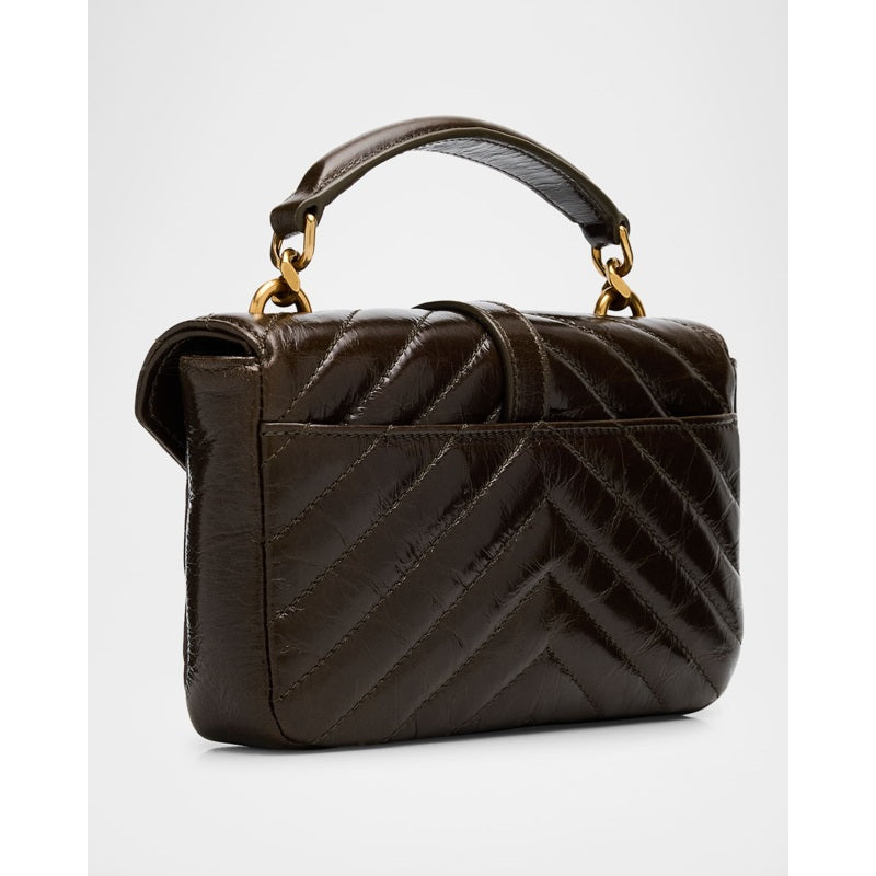 Bolsa Shoulder College Mini YSL Quilted