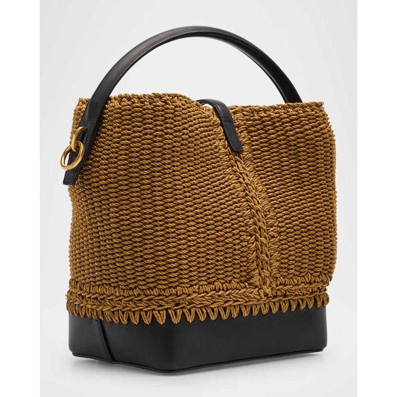 Bolsa Beach Le 37 YSL in Raffia and