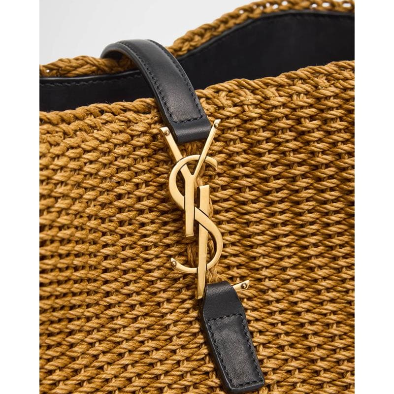Bolsa Beach Le 37 YSL in Raffia and