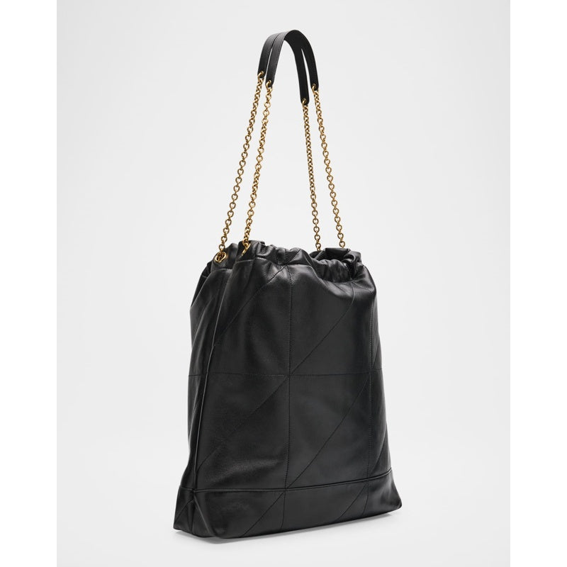 Bolsa Bucket Jamie Large Pochon YSL in Quilted Lambsk