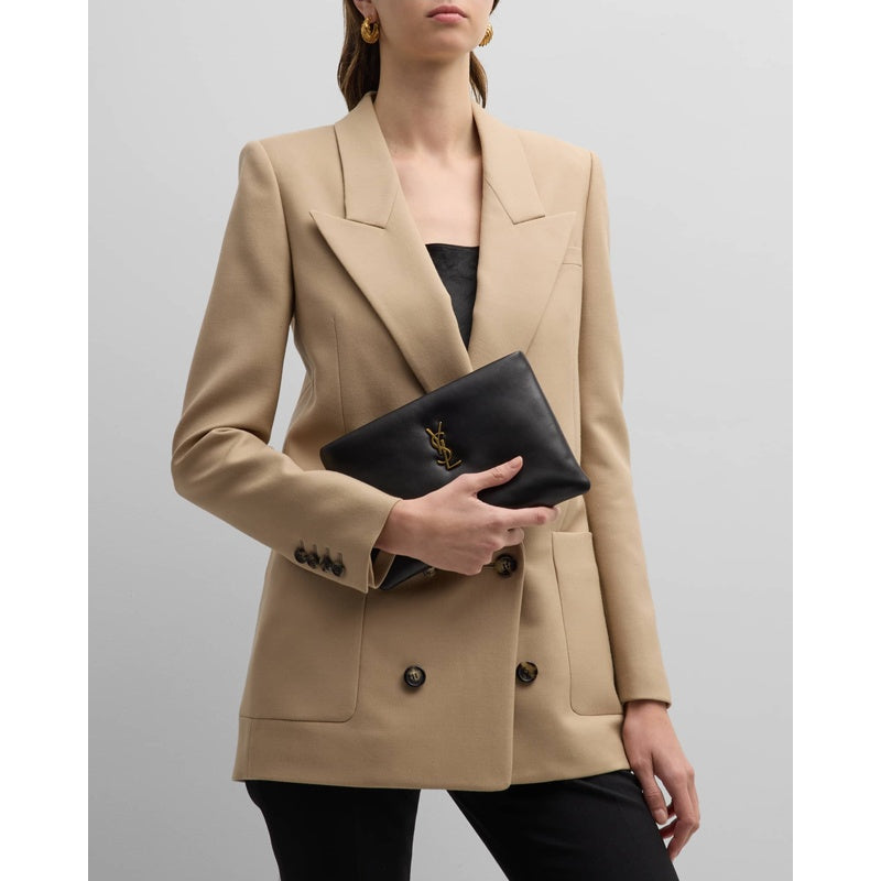 Bolsa Clutch Calypso Small YSL in Smooth Padded