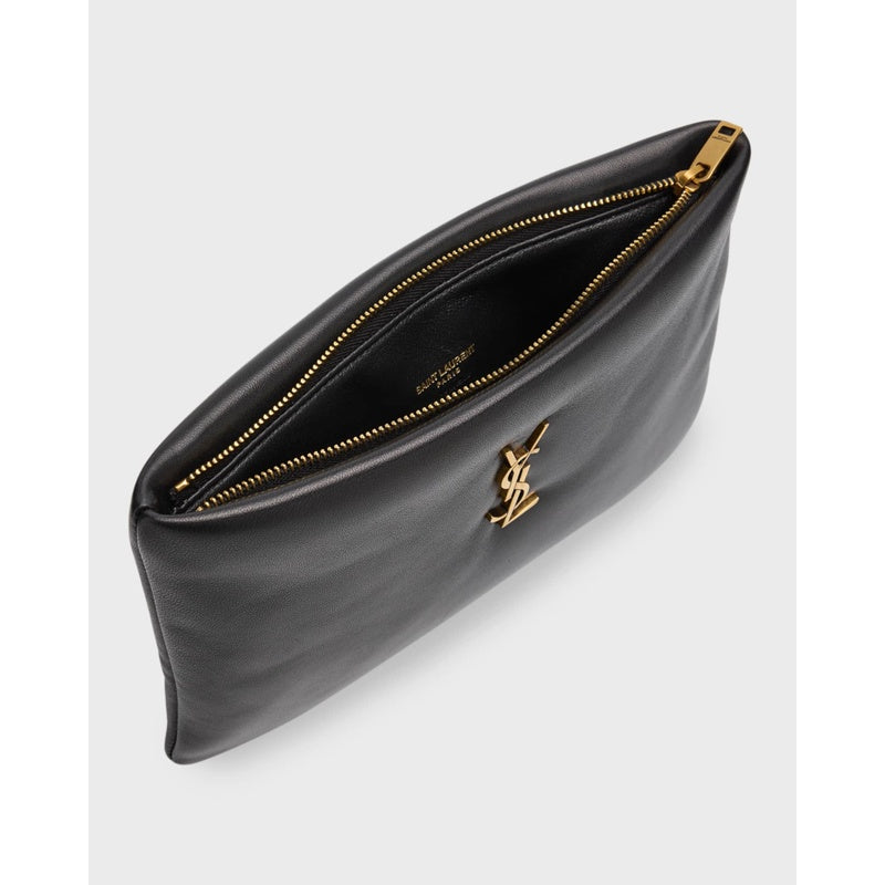 Bolsa Clutch Calypso Small YSL in Smooth Padded