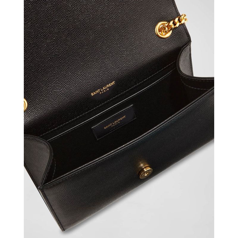 Bolsa Crossbody Kate Small Tassel YSL on Chain in Grained