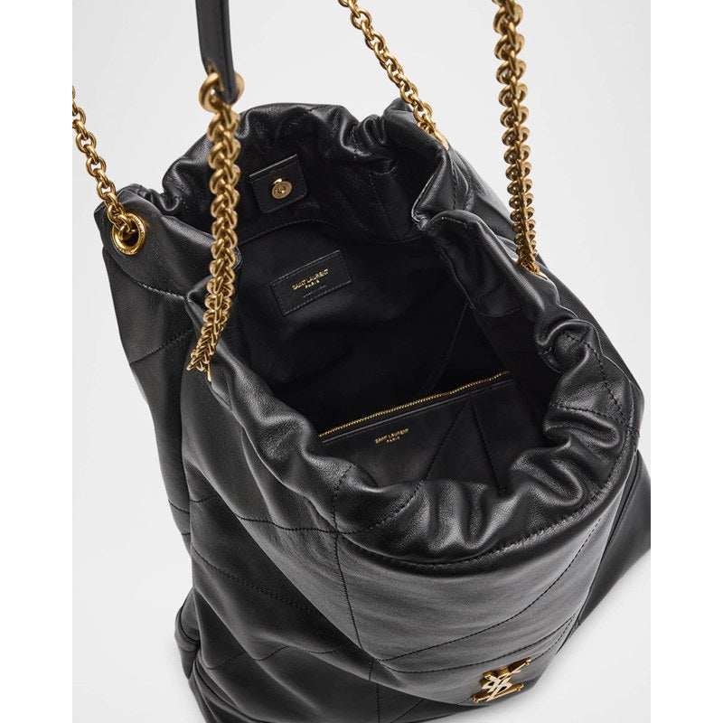 Bolsa Shoulder Jamie Large Pochon YSL in Quilted Lambsk