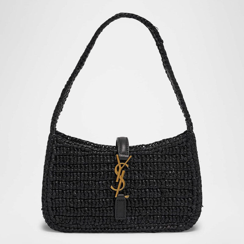 Bolsa Shoulder Le 5 A 7 Mini YSL in Raffia - Mercado de Luxo - O Maior E-Commerce de Bens, Produtos e Serviços de Luxo do Brasil.
