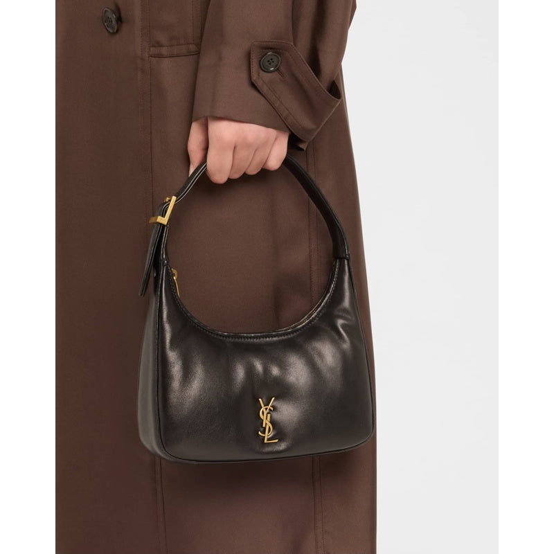 Bolsa Shoulder Calypso Mini YSL in Plunged Lambskin