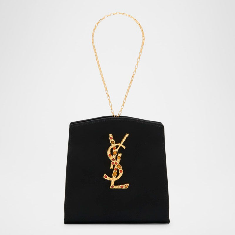 Bolsa Wallet Mini YSL Evening Wristlet in Satin - Mercado de Luxo - O Maior E-Commerce de Bens, Produtos e Serviços de Luxo do Brasil.