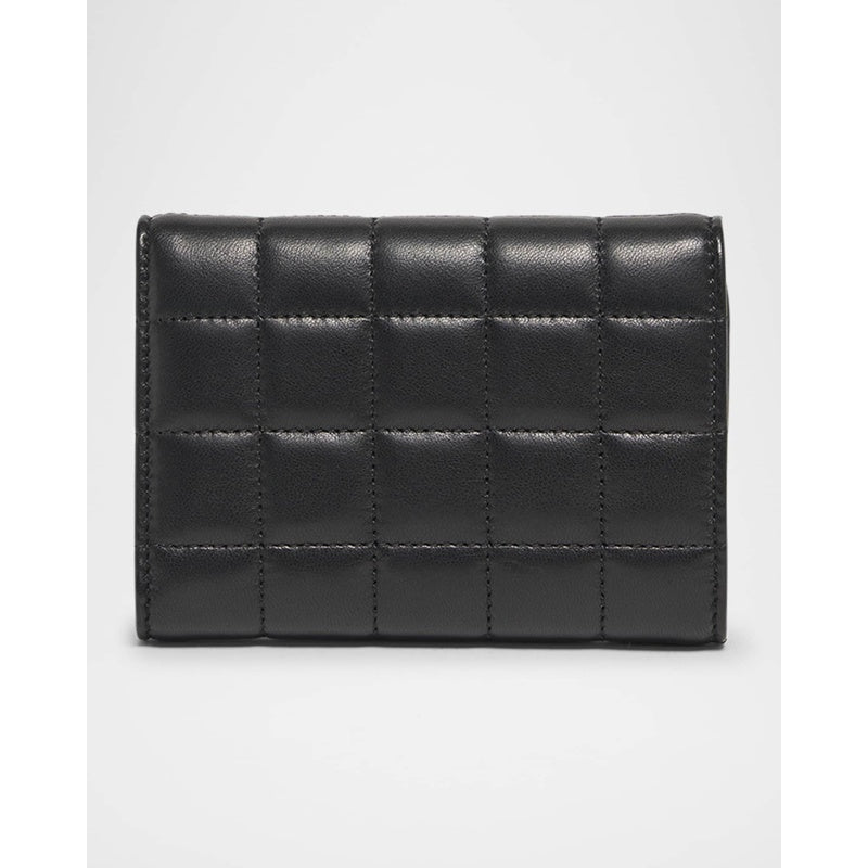 Bolsa Wallet YSL Slim Trifold in Quilted
