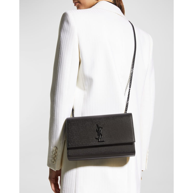 Bolsa Clutch Kate Medium YSL in Grained