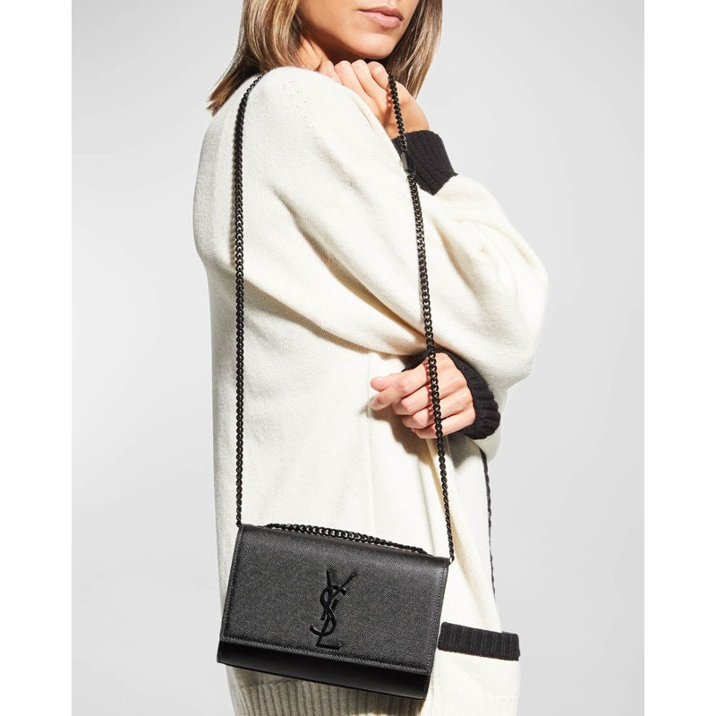 Bolsa Clutch Kate Small YSL in Grained