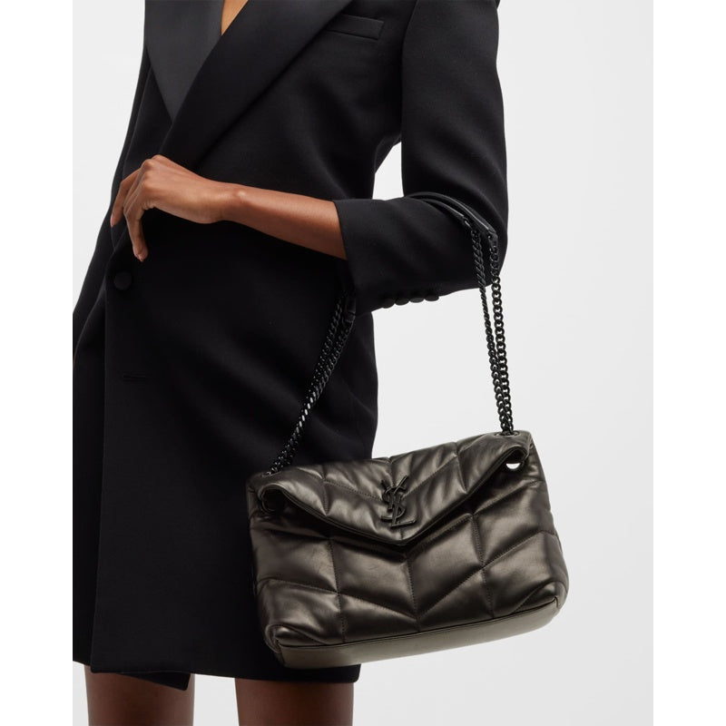 Bolsa Crossbody Lou Puffer Small YSL in Quilted