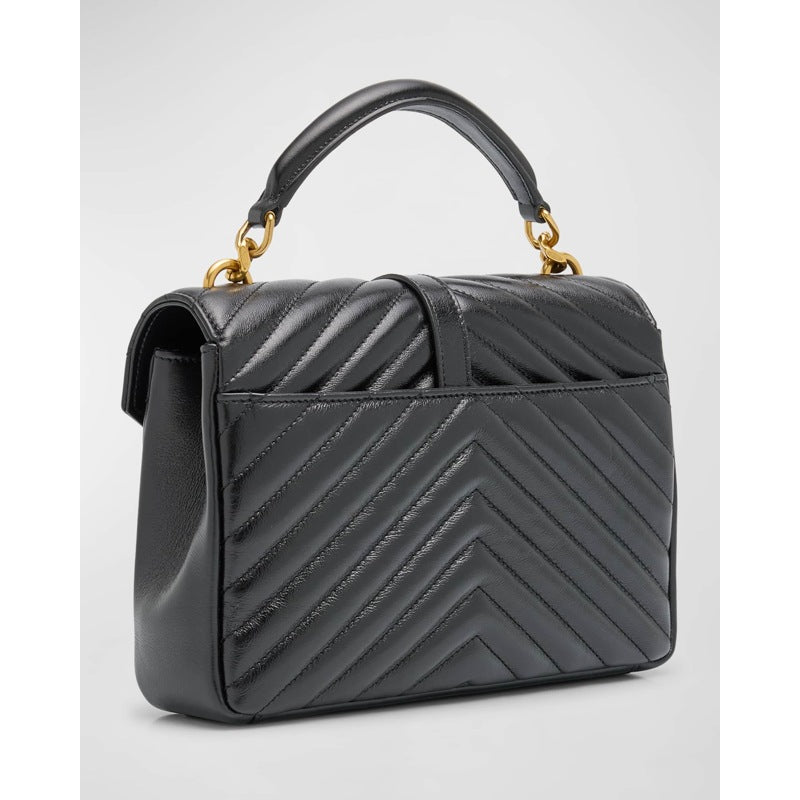 Bolsa Crossbody College Medium YSL Flap in Quilted