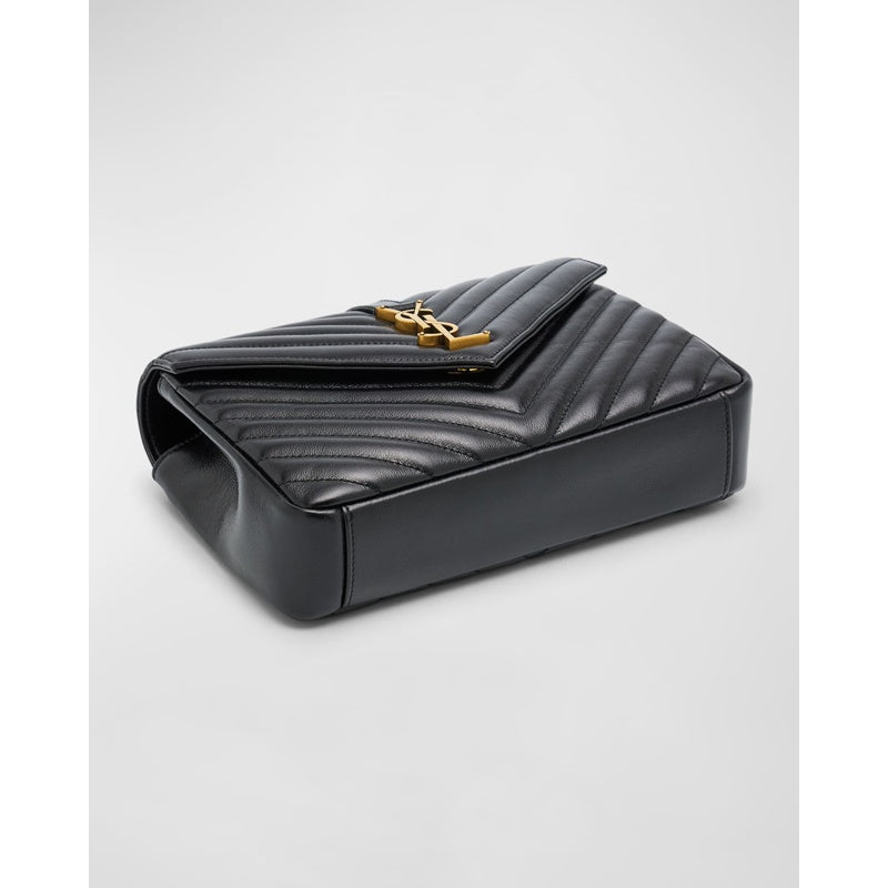 Bolsa Crossbody College Medium YSL Flap in Quilted
