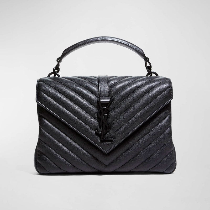 Bolsa Crossbody College Medium Flap YSL in Quilted - Mercado de Luxo - O Maior E-Commerce de Bens, Produtos e Serviços de Luxo do Brasil.