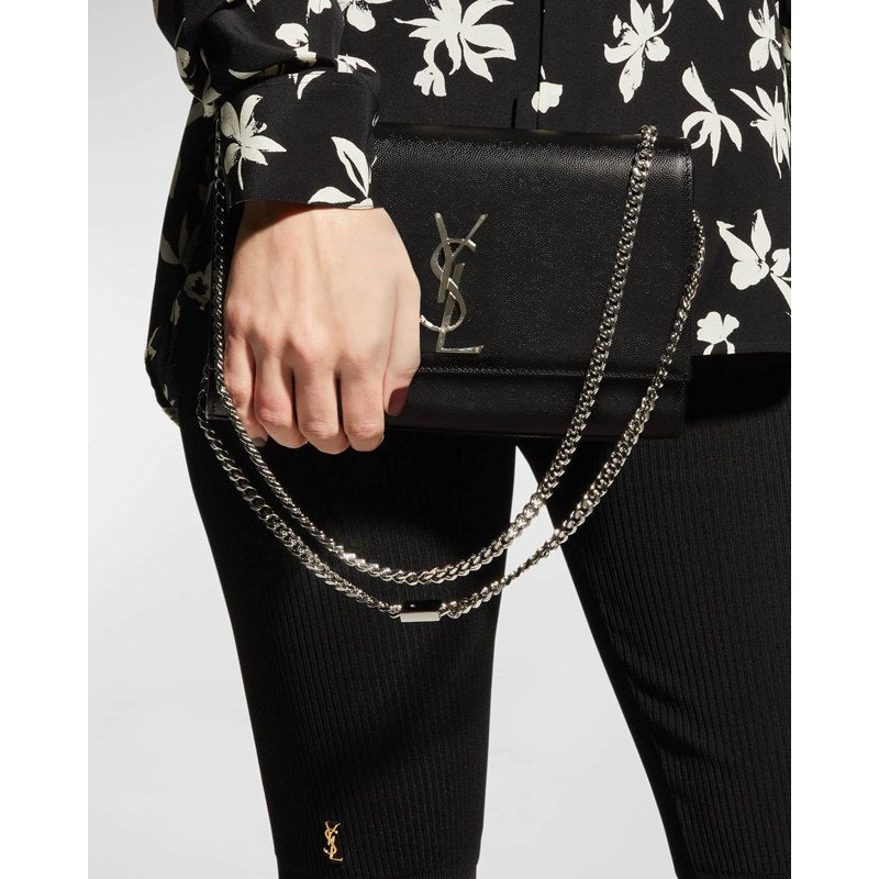 Bolsa Crossbody Kate Medium YSL in Grained