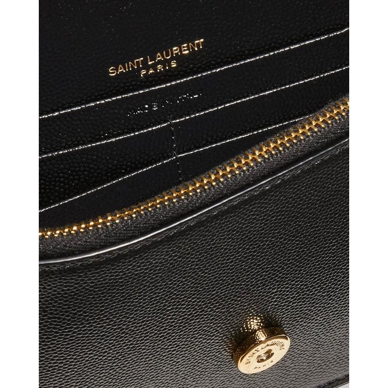 Bolsa Crossbody Kate Tassel YSL on Chain in Grained