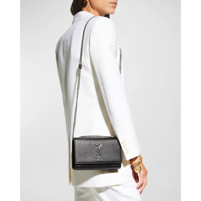 Bolsa Crossbody Kate Small YSL in Grained