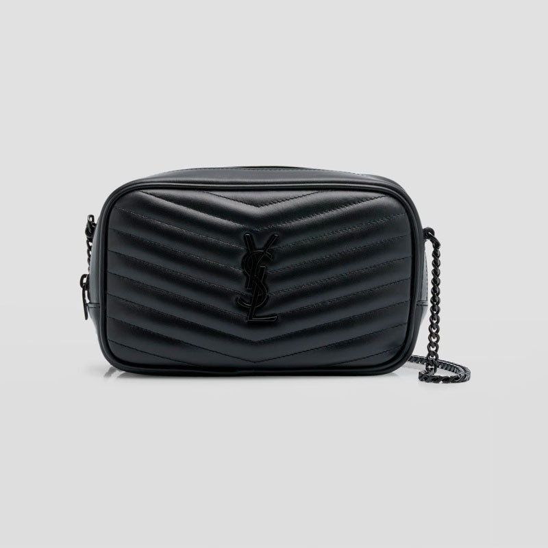 Bolsa Crossbody Lou Mini YSL Camera in Smooth Quilted - Mercado de Luxo - O Maior E-Commerce de Bens, Produtos e Serviços de Luxo do Brasil.