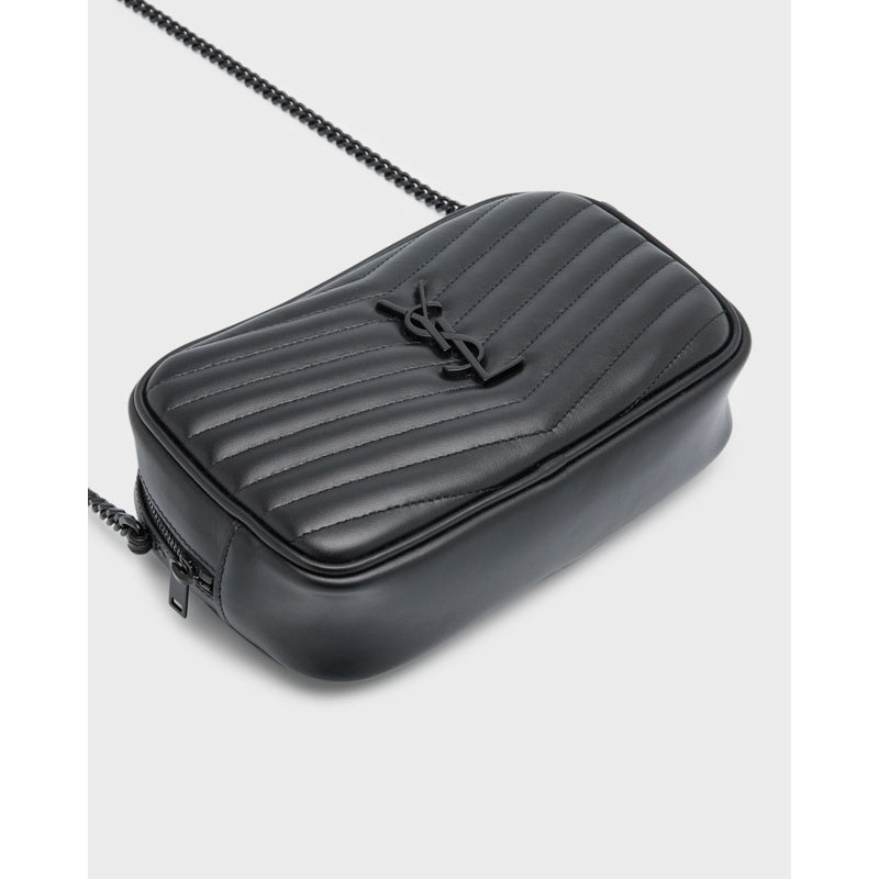 Bolsa Crossbody Lou Mini YSL Camera in Smooth Quilted