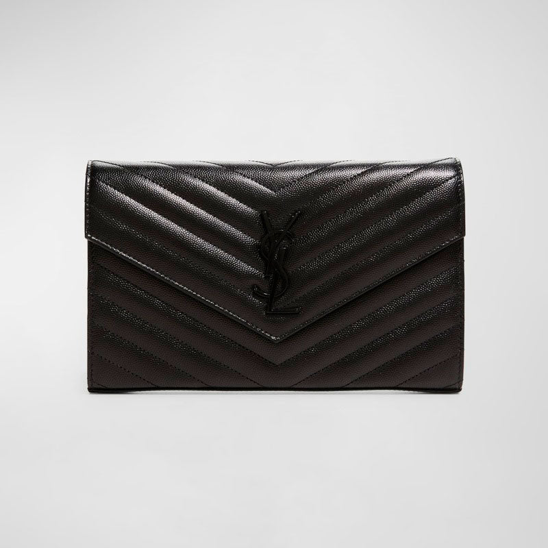 Bolsa Crossbody YSL Monogram Large on Chain in Grained - Mercado de Luxo - O Maior E-Commerce de Bens, Produtos e Serviços de Luxo do Brasil.