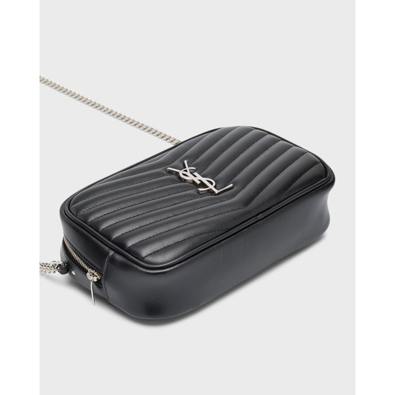 Bolsa Crossbody Lou Mini YSL Camera in Smooth Quilted