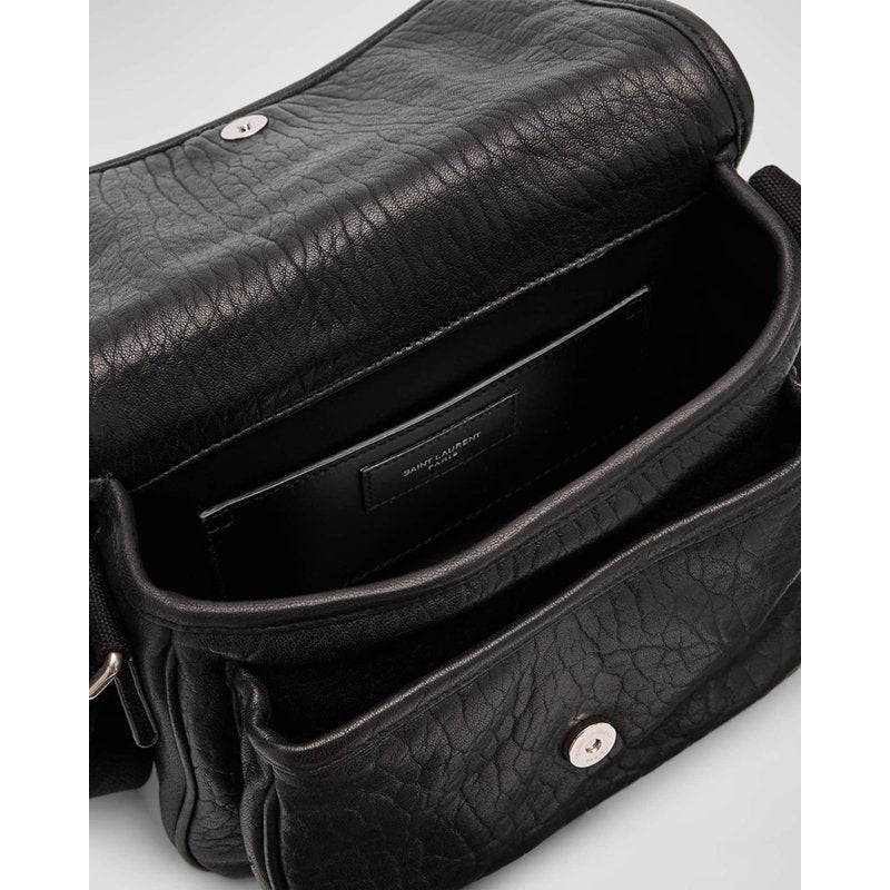 Bolsa Crossbody Niki Small in Grained Lambskin