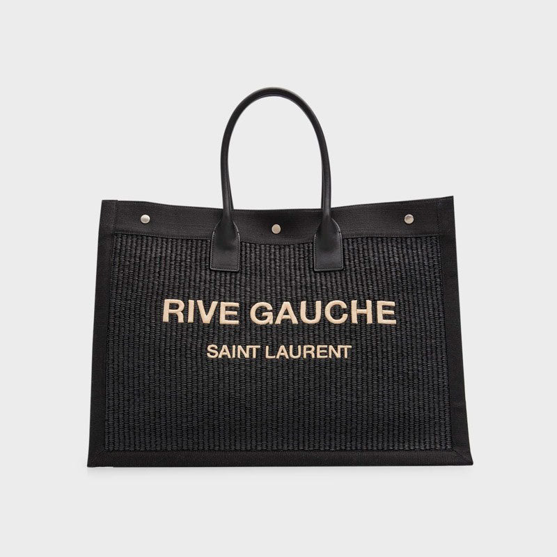 Bolsa Crossbody Rive Gauche Raffia Canvas - Mercado de Luxo - O Maior E-Commerce de Bens, Produtos e Serviços de Luxo do Brasil.