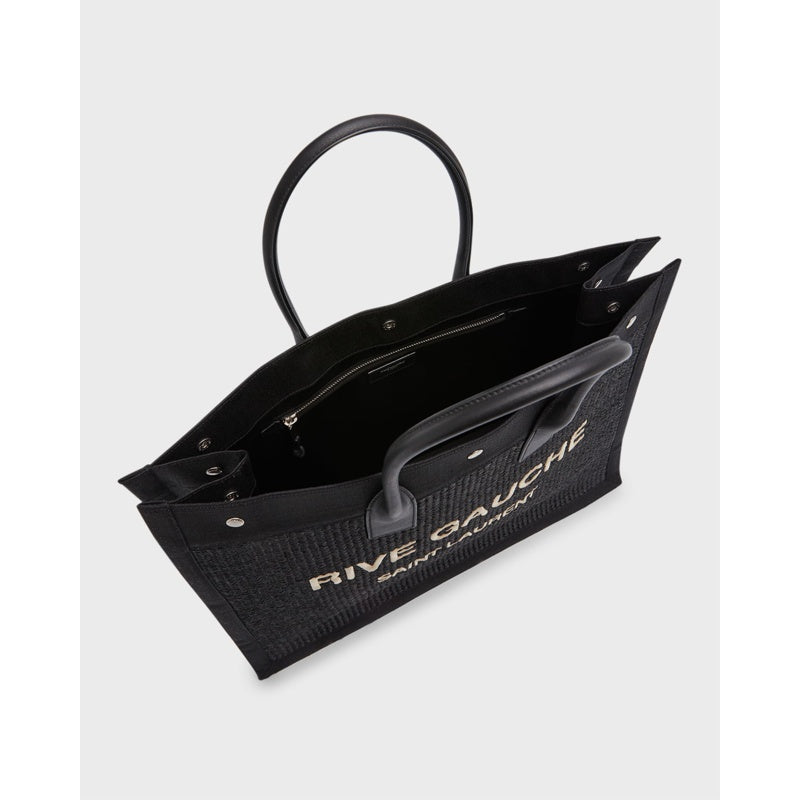 Bolsa Crossbody Rive Gauche Raffia Canvas