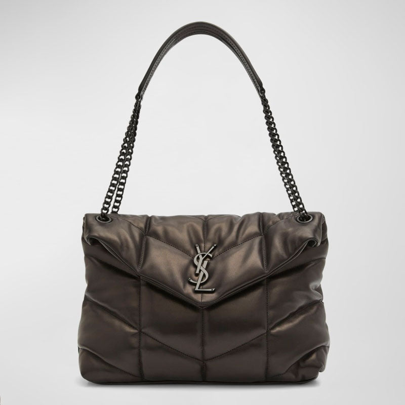 Bolsa Shoulder Lou Puffer Medium YSL in Quilted - Mercado de Luxo - O Maior E-Commerce de Bens, Produtos e Serviços de Luxo do Brasil.