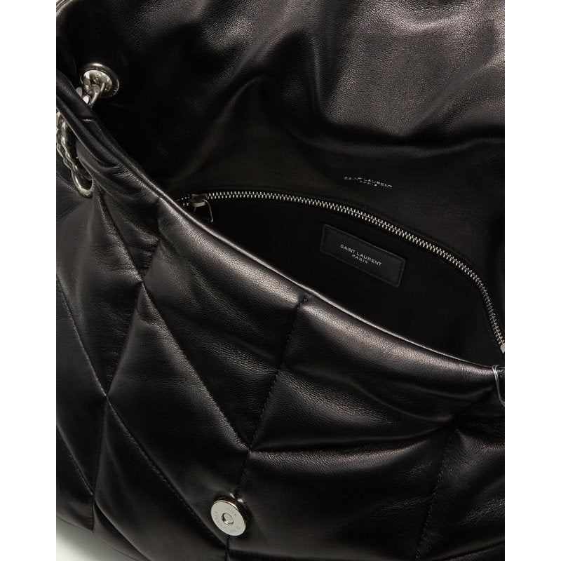 Bolsa Shoulder Lou Puffer Medium YSL in Quilted