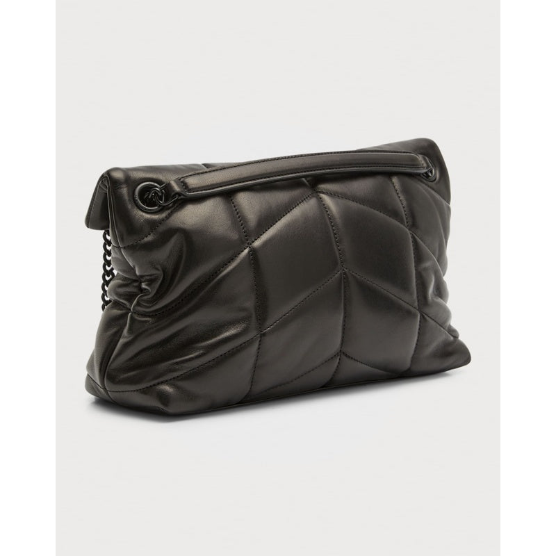 Bolsa Shoulder Lou Puffer Small YSL in Quilted
