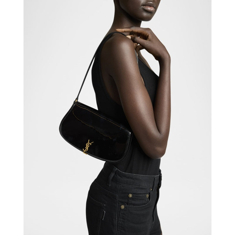 Bolsa Shoulder Mini YSL in Patent