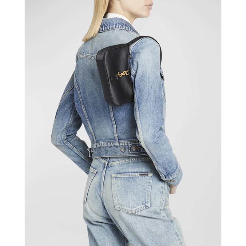 Bolsa Shoulder Le 5 A 7 Mini YSL in Satin