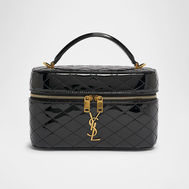 Bolsa Handle Vanity YSL in Quilted Patent - Mercado de Luxo - O Maior E-Commerce de Bens, Produtos e Serviços de Luxo do Brasil.