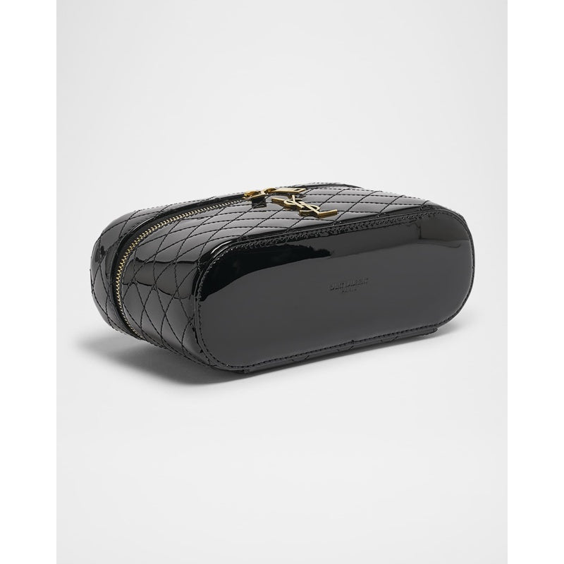 Bolsa Handle Vanity YSL in Quilted Patent