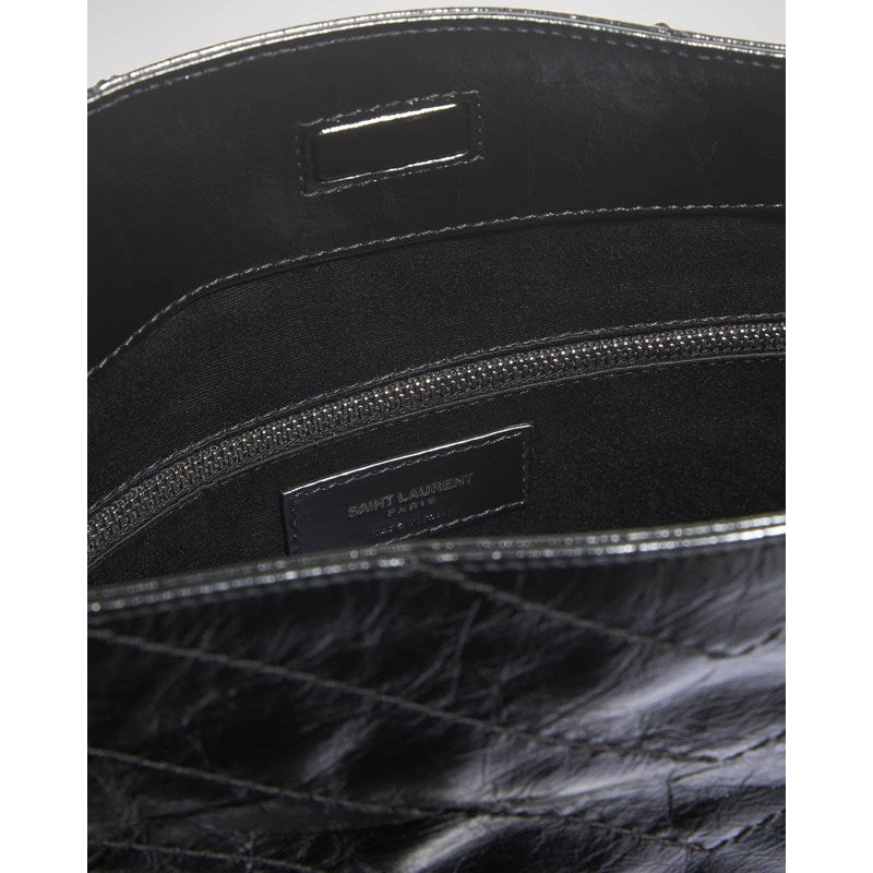 Bolsa Shopper Niki Medium YSL in Crinkled