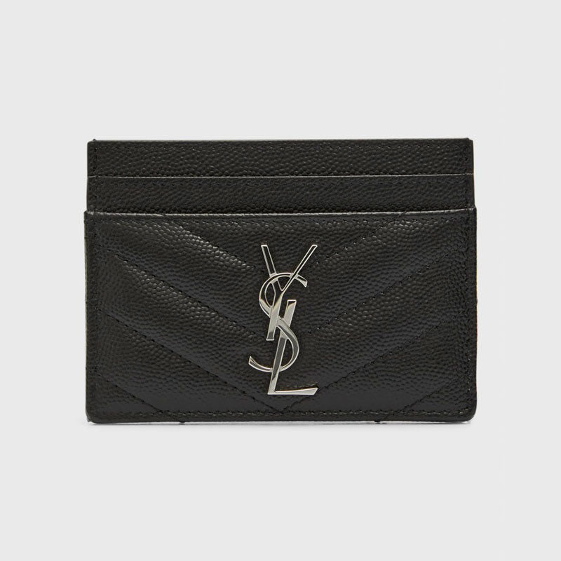 Bolsa Wallet YSL Monogram in Grained - Mercado de Luxo - O Maior E-Commerce de Bens, Produtos e Serviços de Luxo do Brasil.