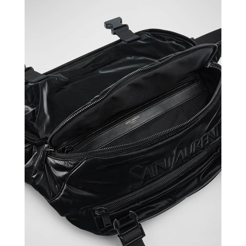 Bolsa Necessaire Logo in Silktech Canvas