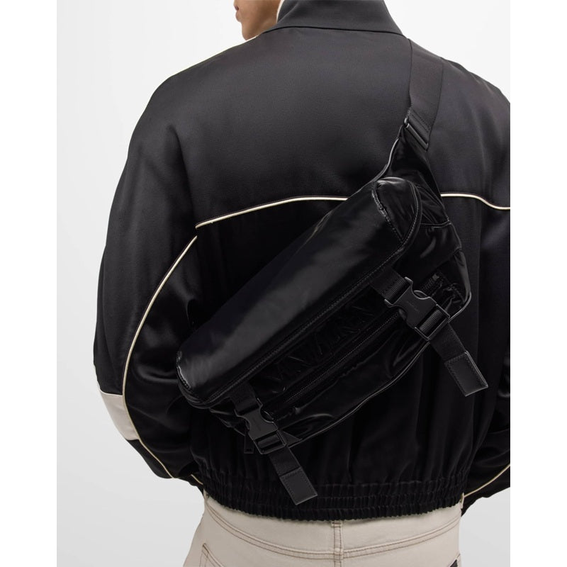 Bolsa Necessaire Logo in Silktech Canvas